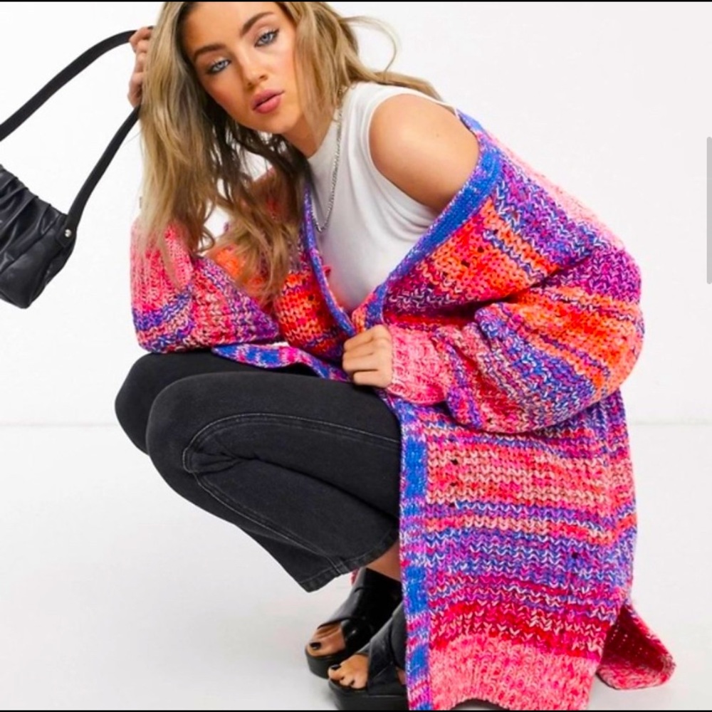 Free People Dreaming Again Ribbed Cardigan